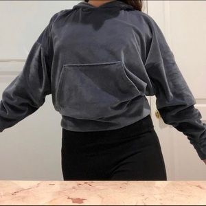 Blue fuzzy hoody from American Eagle